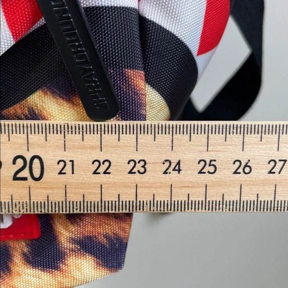 Sprayground - Lil Leopard Shark Mini Backpack, Leopard - Picture 9 of 10